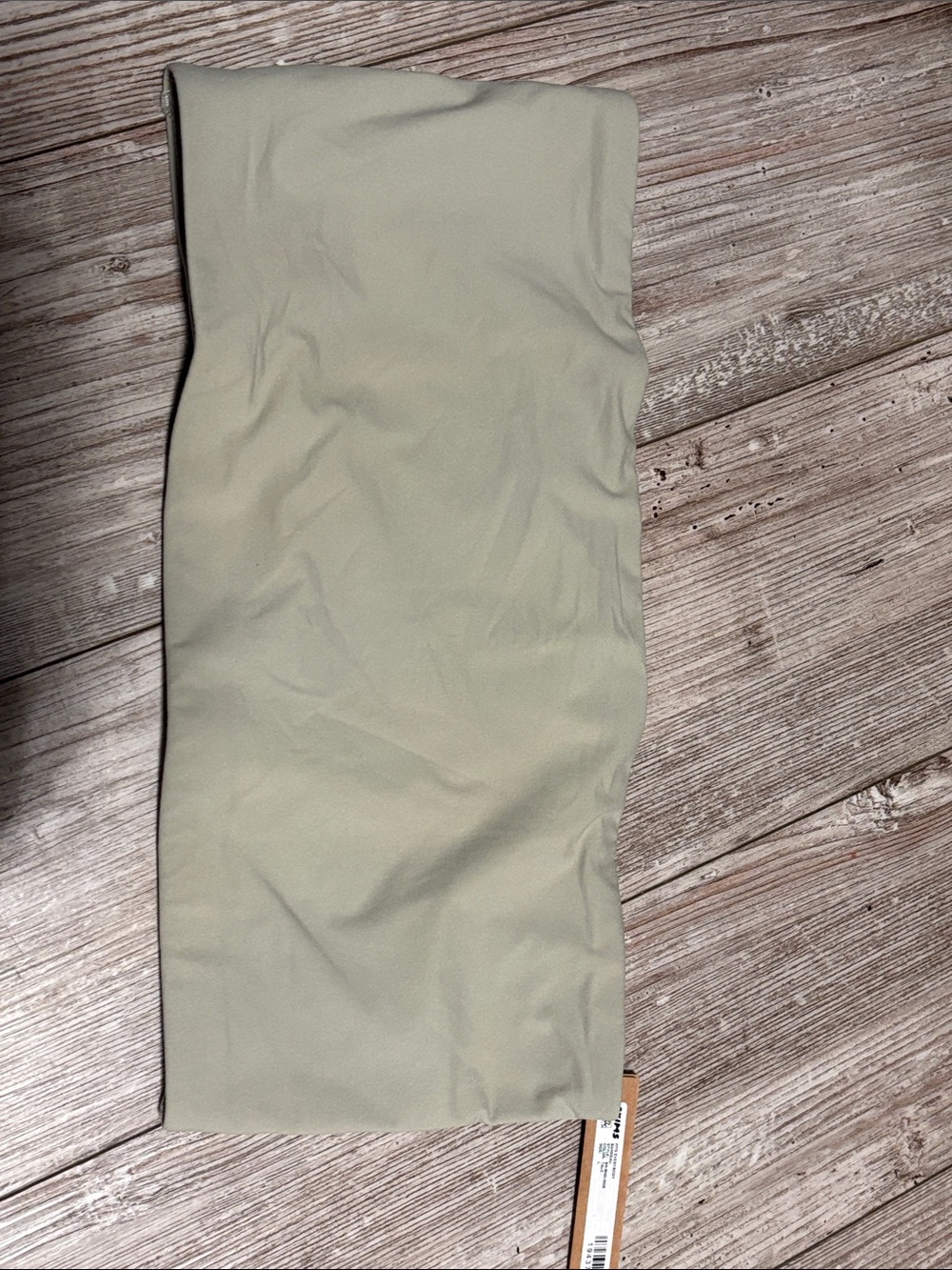 SKIMS Sage Green (talc) “fits everybody” Bandeau Top- large